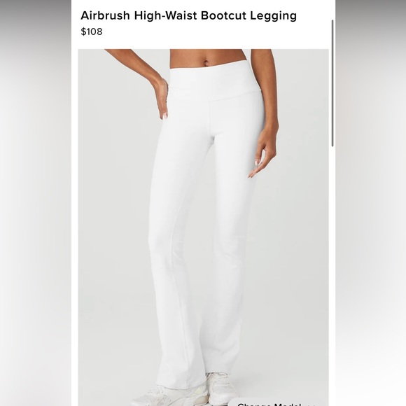 ALO Yoga Pants & Jumpsuits Alo Flare Yoga Pants White Poshmark